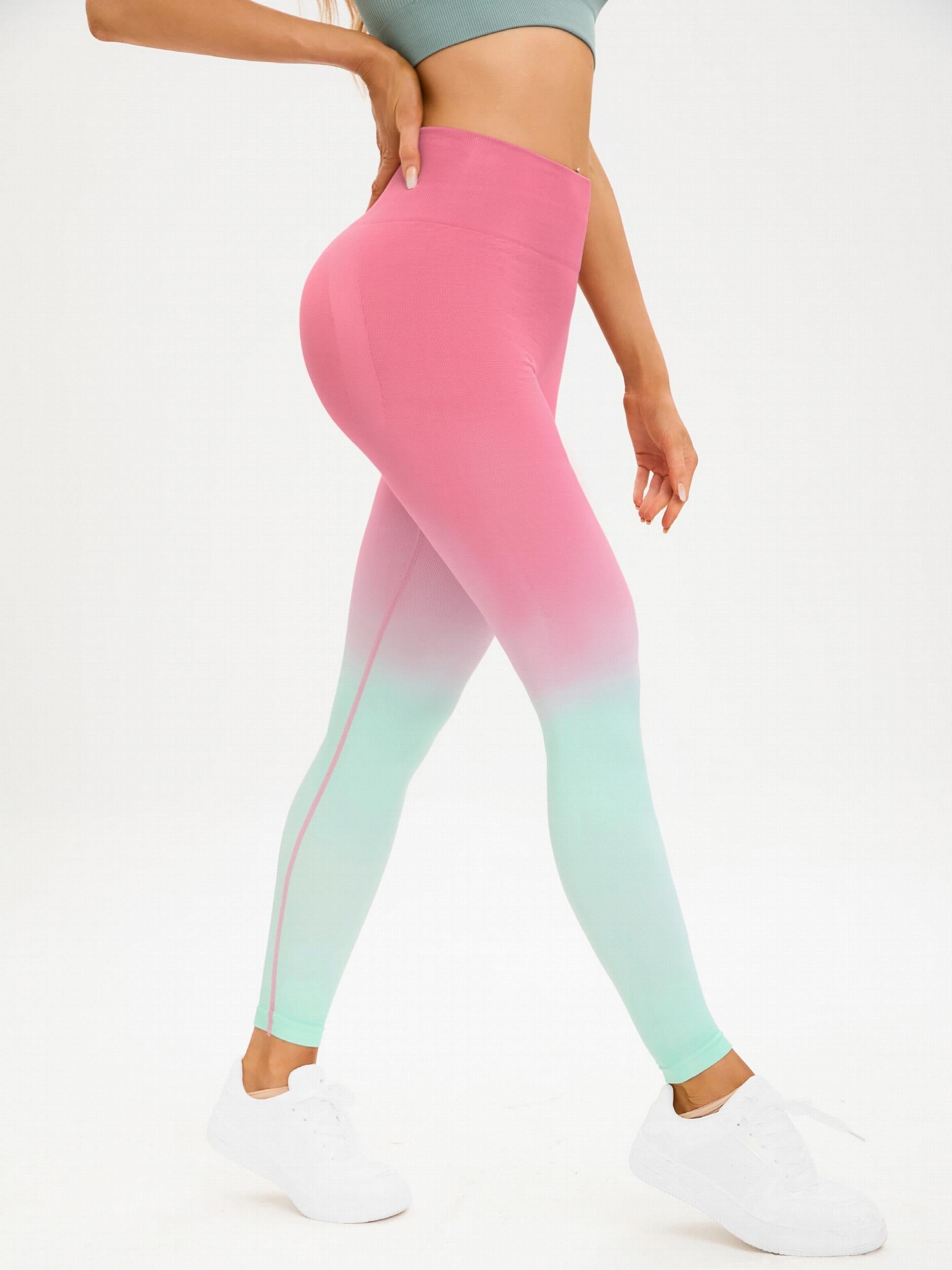 Gradient High Waist Yoga Pants Women Slimming Hip Lifting Leggings