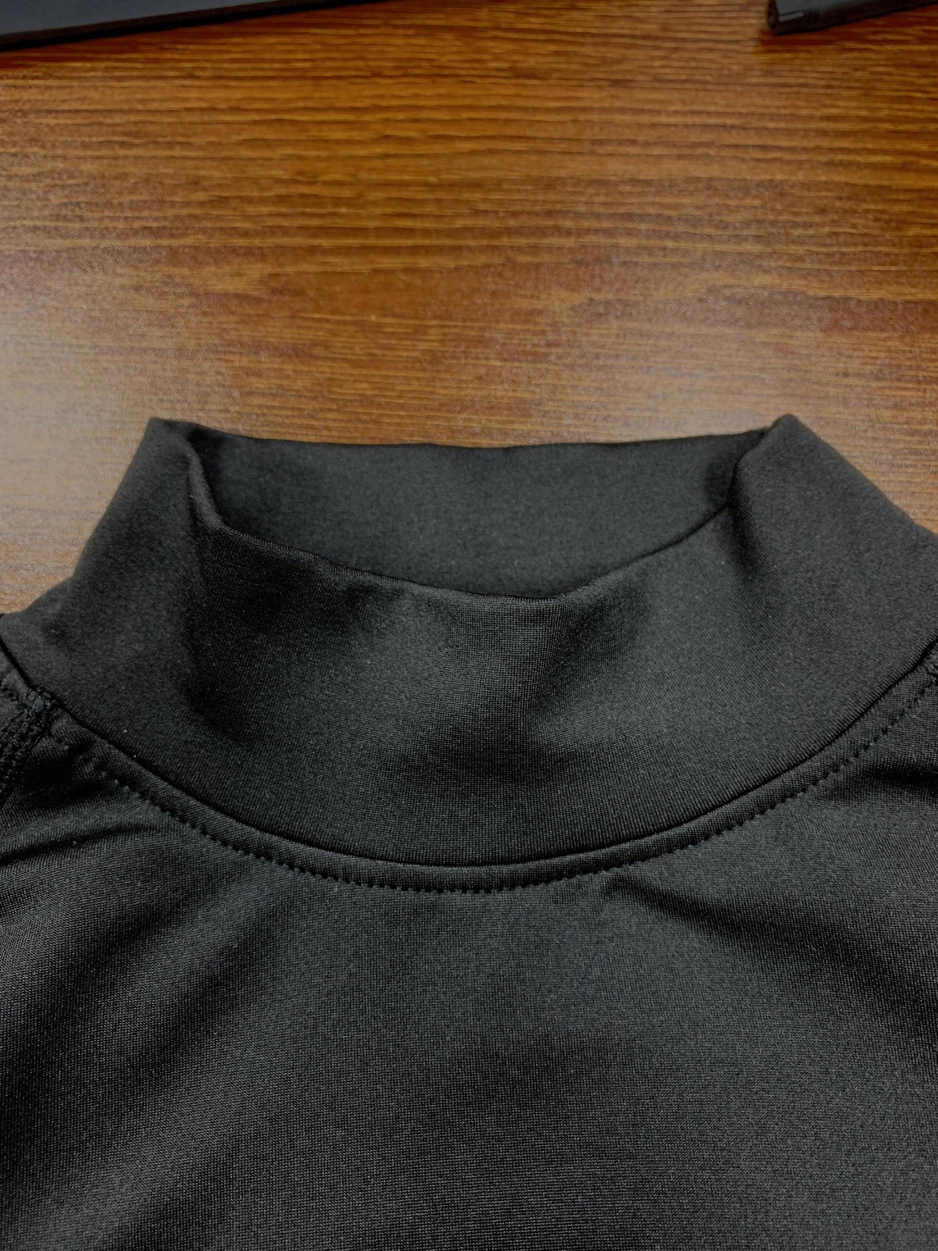 High Turtleneck Pullover Top Long Sleeves Stretch Warm Shirt Women