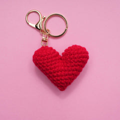 Hand Knitted Pendant Cartoon Bunny Bear Pumpkin Yarn Keychain