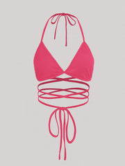 Sexy Halter Top Sleeveless Womens Summer Crop