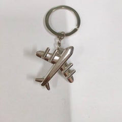 Metal Model Airplane Keychain Pendant Key Keyring