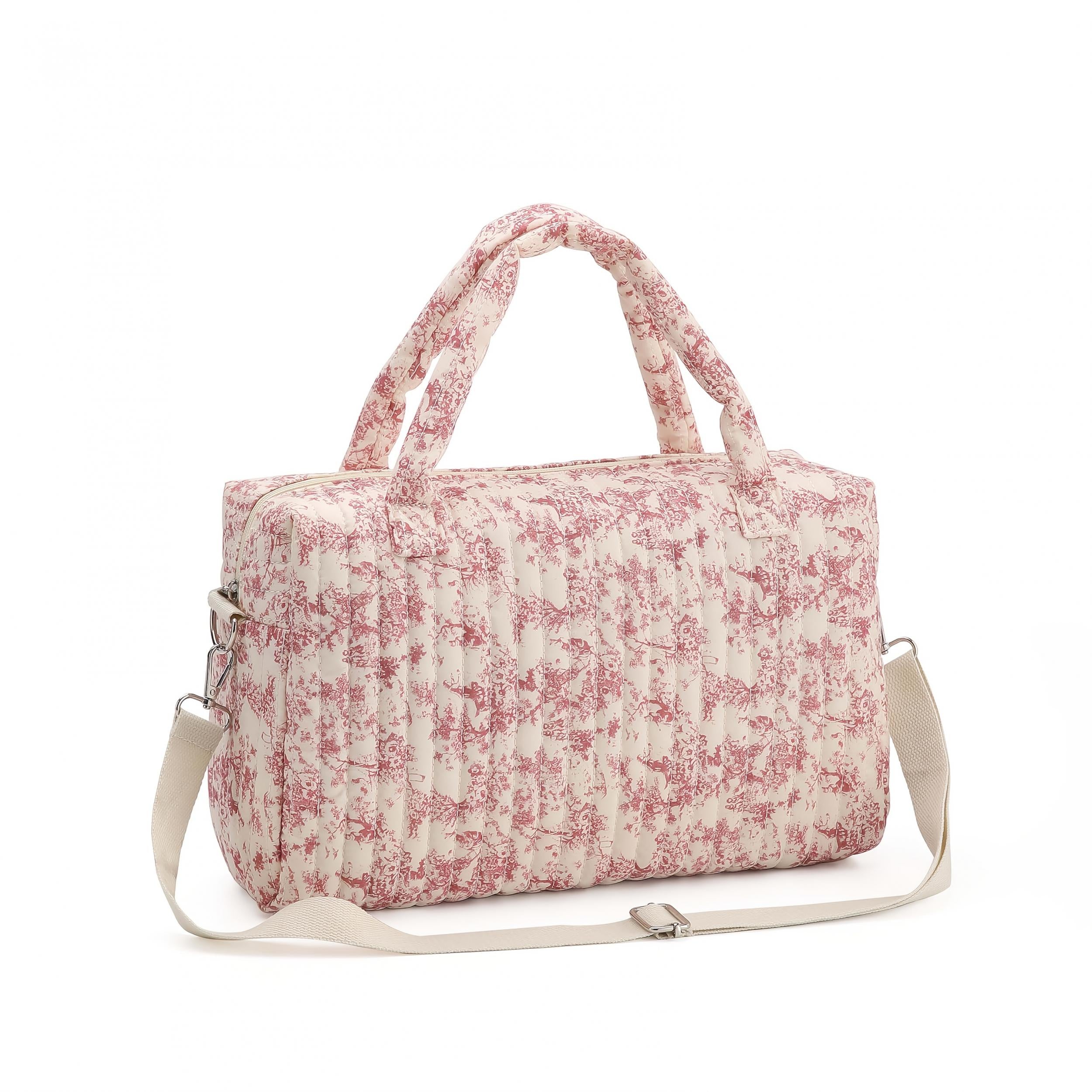Floral Mommy Bag - Versatile Storage, Two Styles, Essential for Youngsters