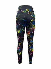 Allover Print Skinny Leggings Casual Stretchy Leggings Women's Clothing