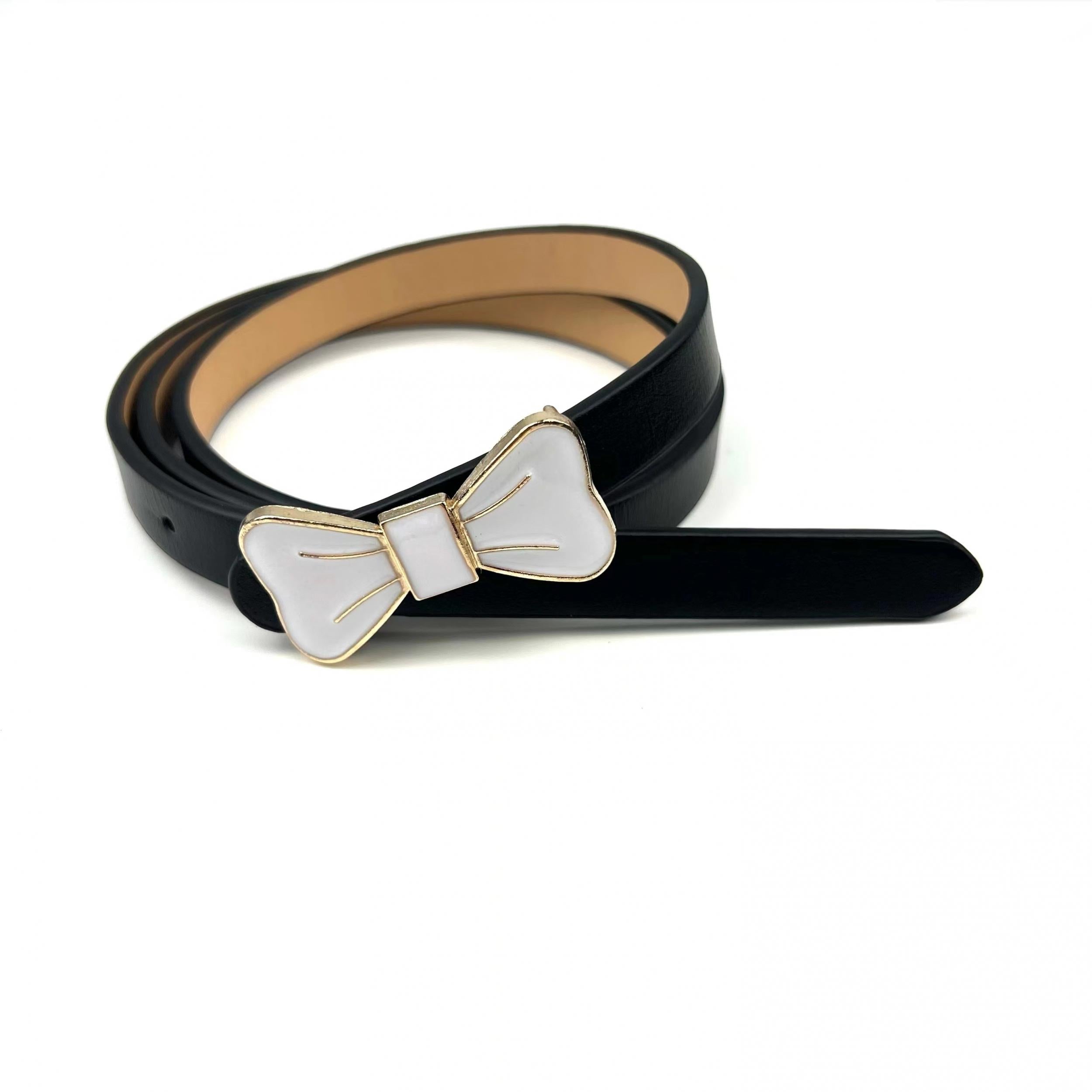 Bow Buckle PU Belt for Women