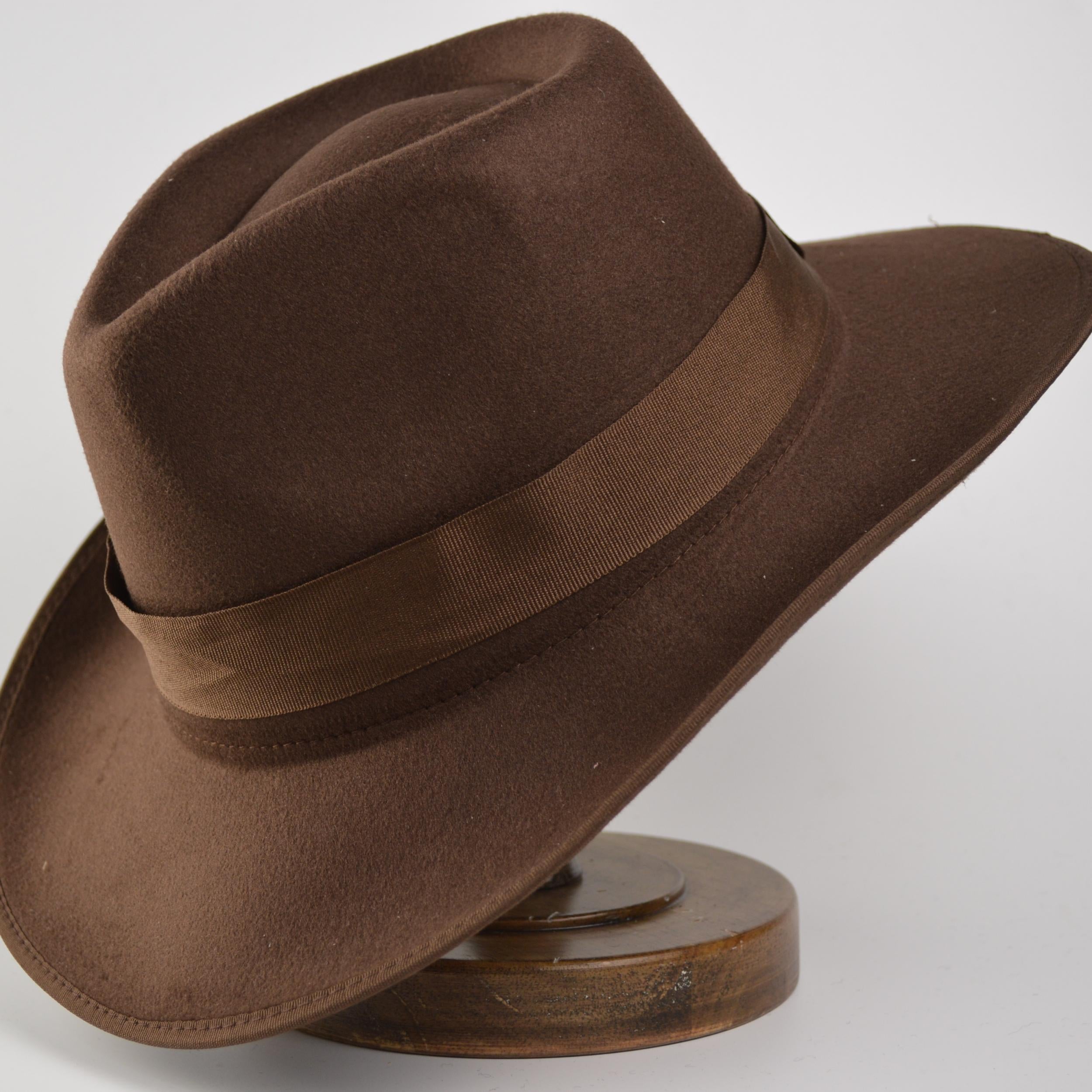 Mystery Surprise Blind Box Wool Fedora Large Brim Hat For Men