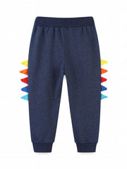 Dino Pattern Boys Active Sweatpants Jogger Sports Pants
