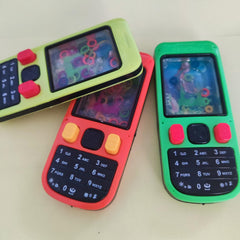 Cellphone Water Ring Game Colorful Handheld Phone Game Water Ring Toss Fun Toy