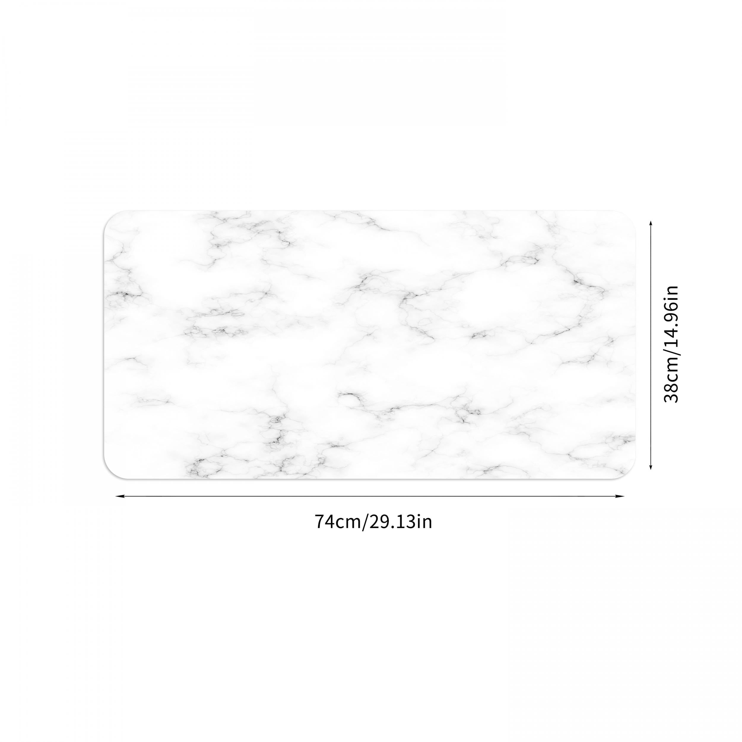 Stylish Marble Pattern Extended Mouse Pad