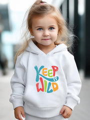 Yeep Wild Pattern Hooded Sweatshirt Girls Comfy Hoodies & Sweatpants