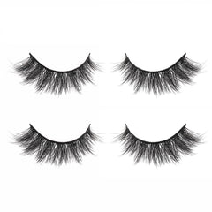 6D Fluffy Faux Mink Lashes 17mm Soft Stem Lightweight