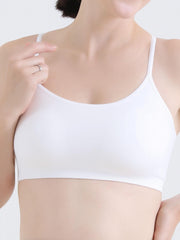 3pcs Solid Cami Tops Soft & Comfy Sports Crop Top Women's Lingerie