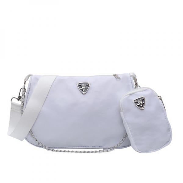 Retro Crescent Chain Crossbody Shoulder Bag
