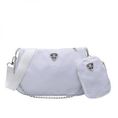 Retro Crescent Chain Crossbody Shoulder Bag