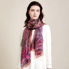 Tropical Rainforest Scarf 180x130cm Sun-Proof Breathable Fashion Accessory