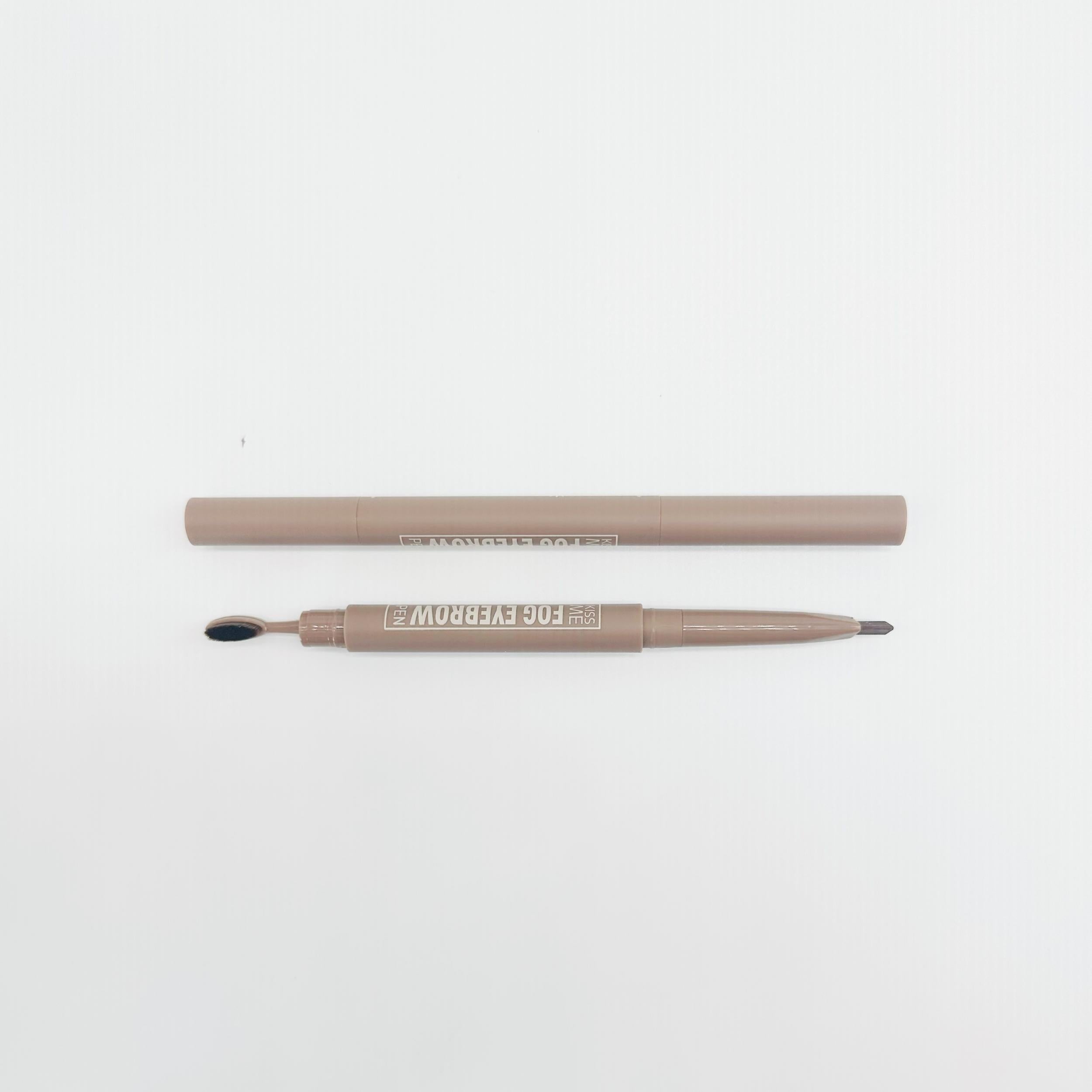 2 Colors Eyebrow Pencil Waterproof Sweat Proof with Brush Head