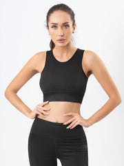 Mesh Sports Bra Breathable Shockproof Workout Tank Bra