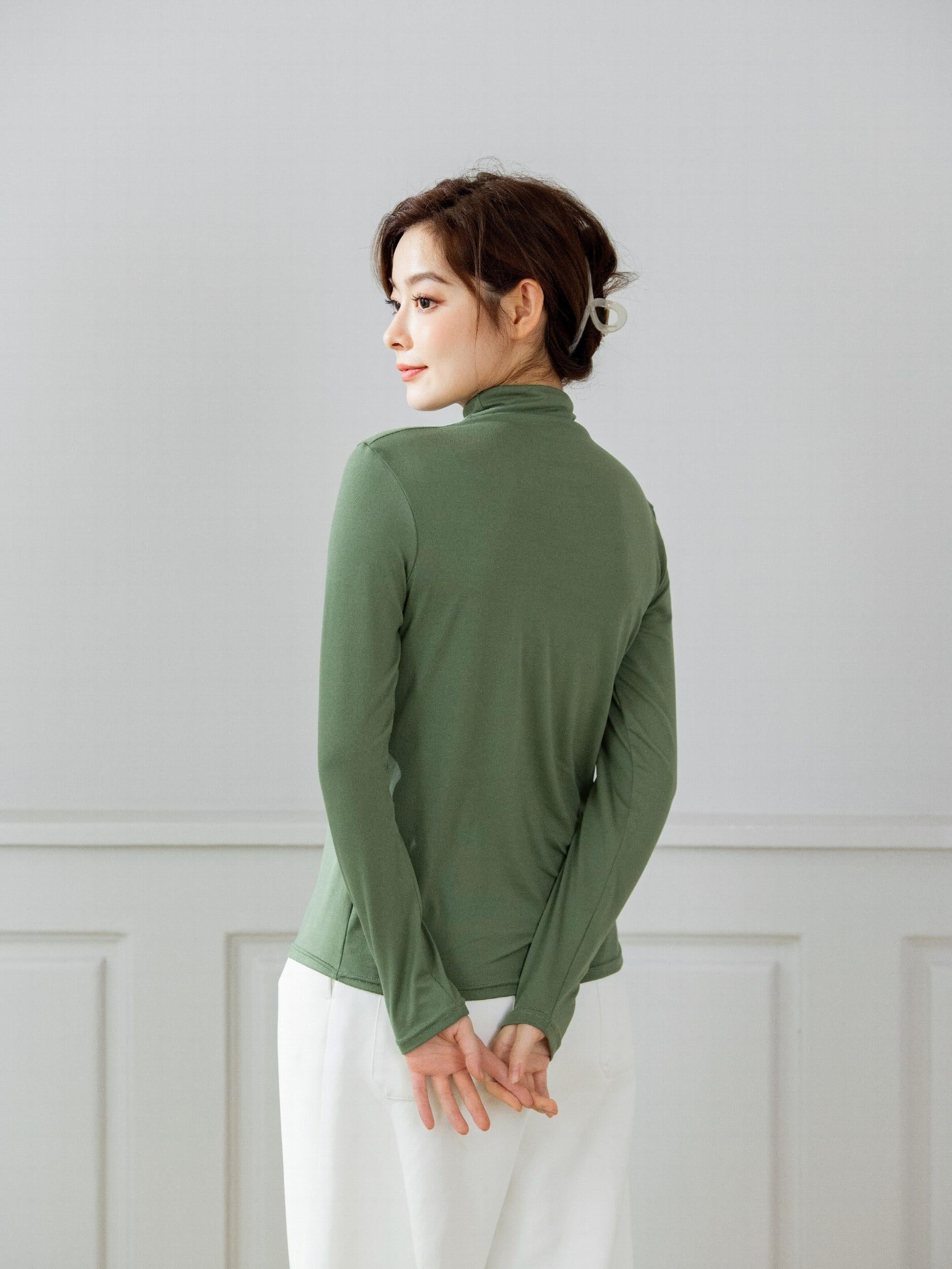 Warm and Cozy Mock Neck Thermal Top
