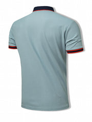 Men's Summer Shirt Moisture Wicking Breathable Top for Hiking & Outdoor Business