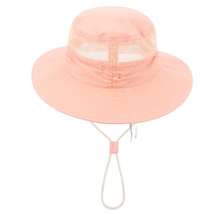 Baby Mesh Fisherman Hat Wide Brim Sunscreen