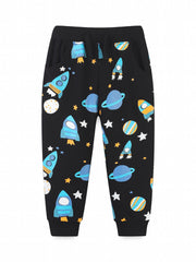Space Planet Rocket Boys Jogger Sports Pants