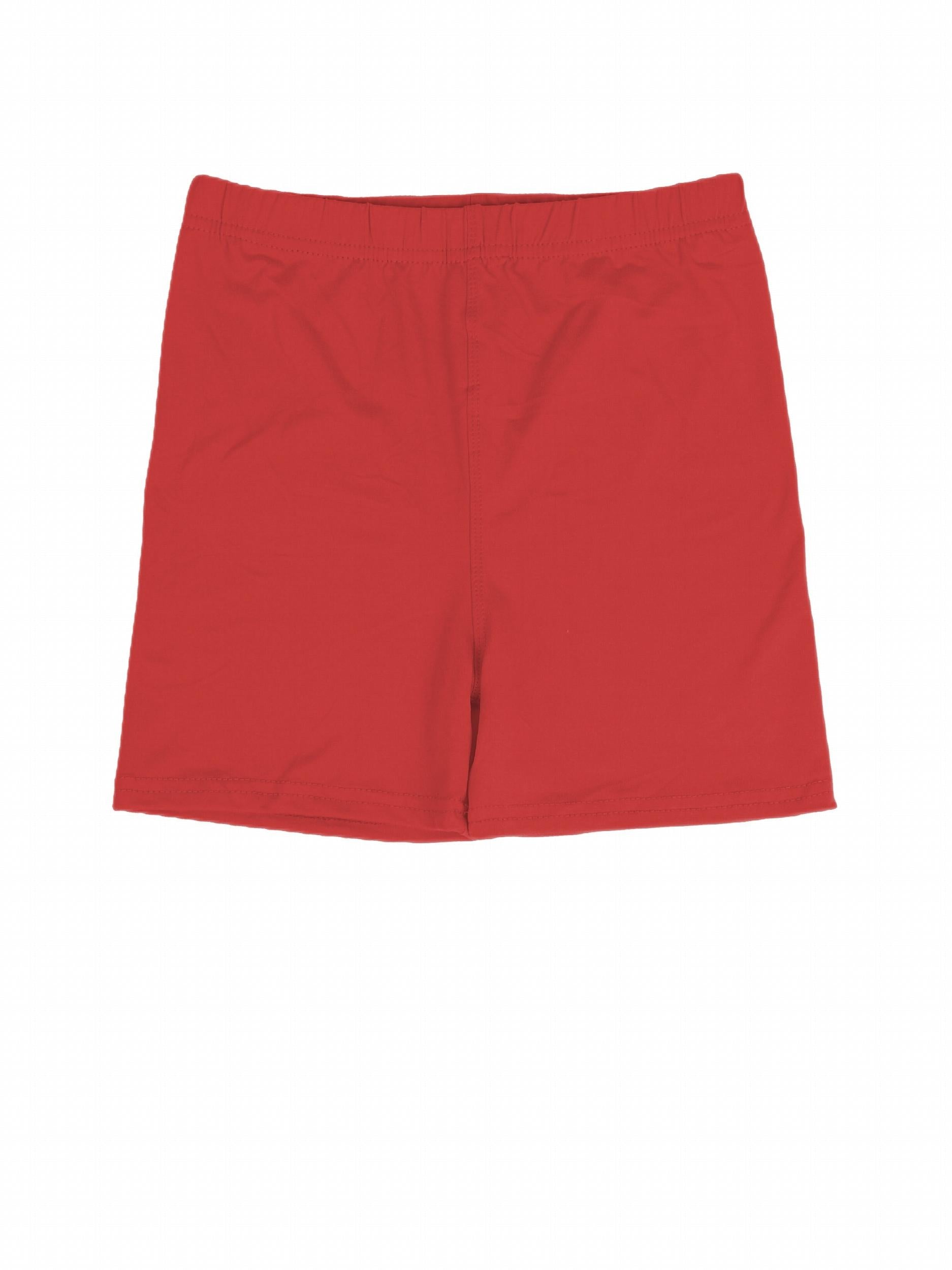 Girls Plain Stretchy Soft Short Leggings
