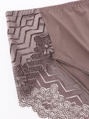 3 Pack Plus Size Geometric Print Underwear Set for Women