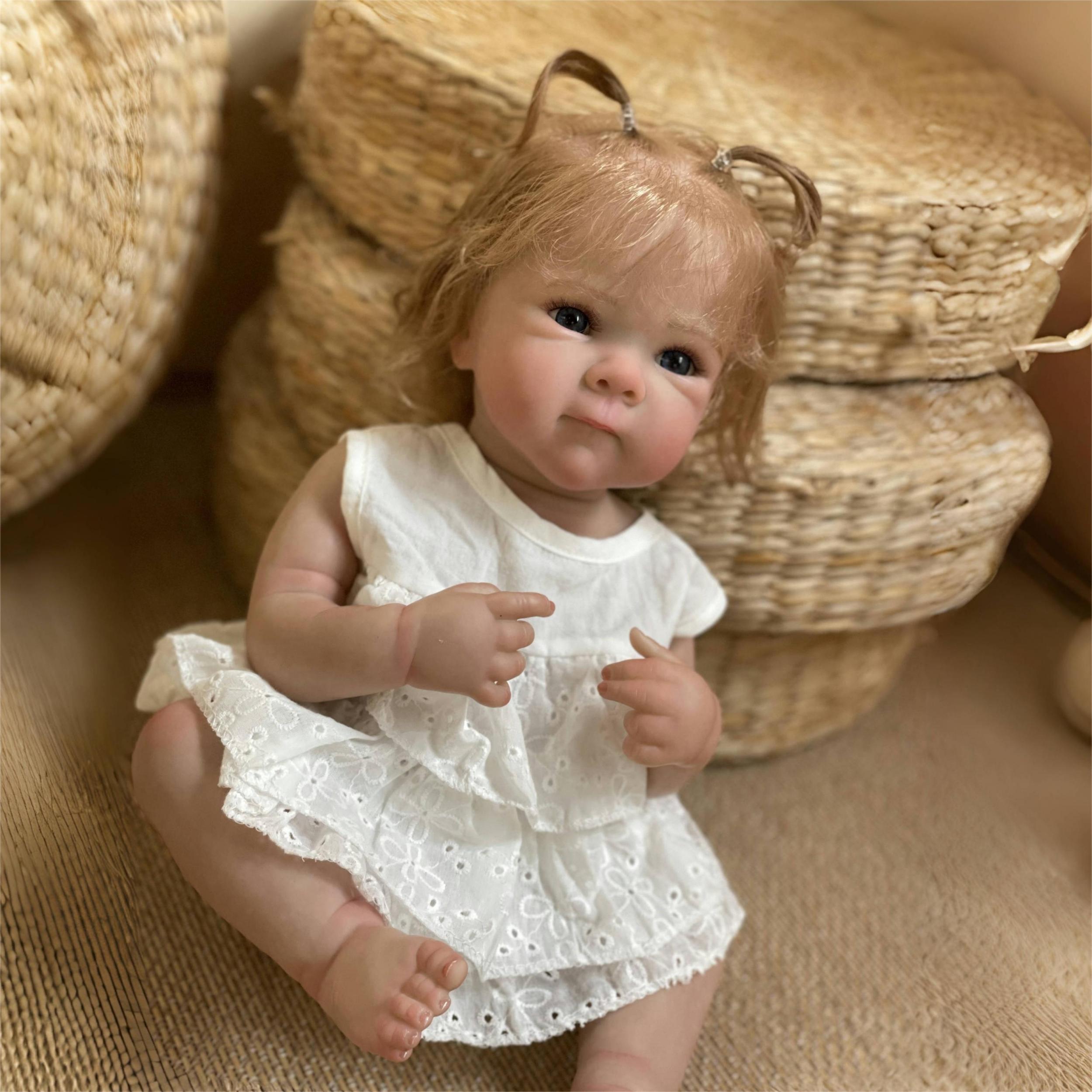 Adorable Princess Reborn Doll with Realistic Hair & Dress Perfect Gift for Kids