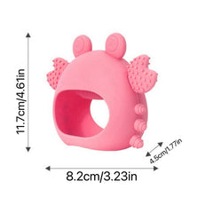 Silicone Crab Teether Boilable Hand Grasping Toy