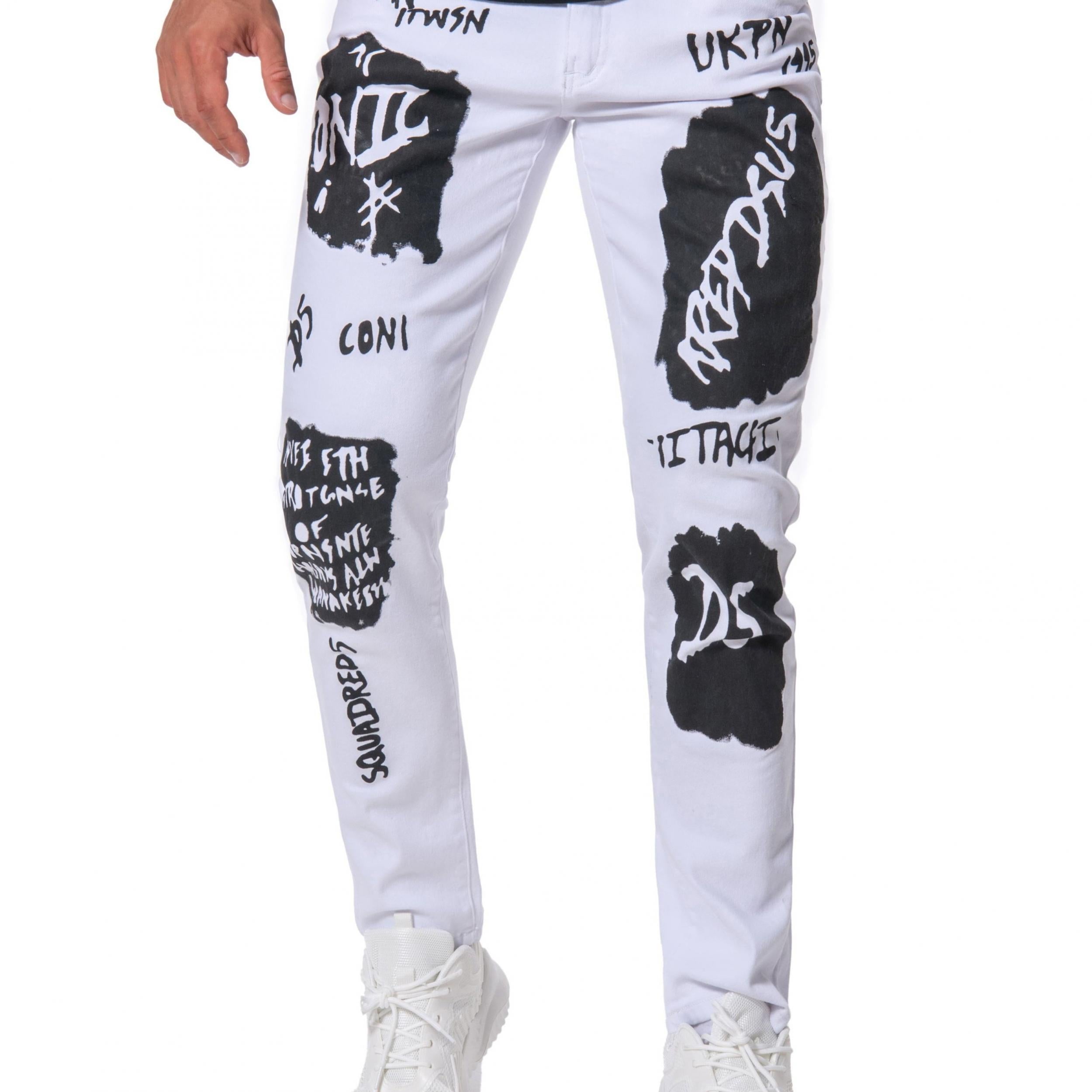 Slim Fit Jeans Men's Casual Street Style Denim Pants