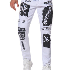 Slim Fit Jeans Men's Casual Street Style Denim Pants