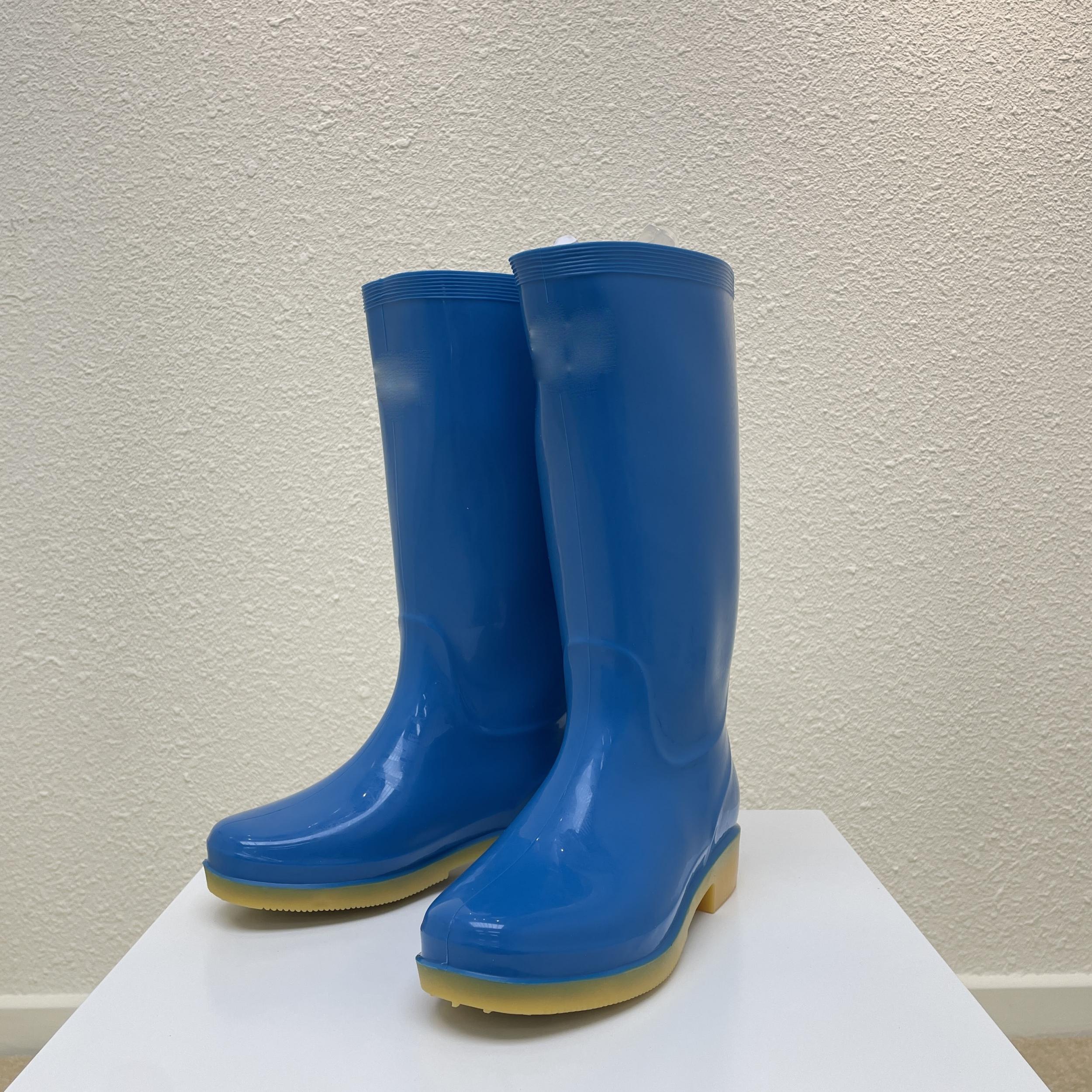 Women's Waterproof High Top Rain Boots Solid Non slip Outdoor Work Rain Boots