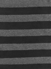 Grunge Striped Off Shoulder Tube Top Slim Summer Sleeveless Top