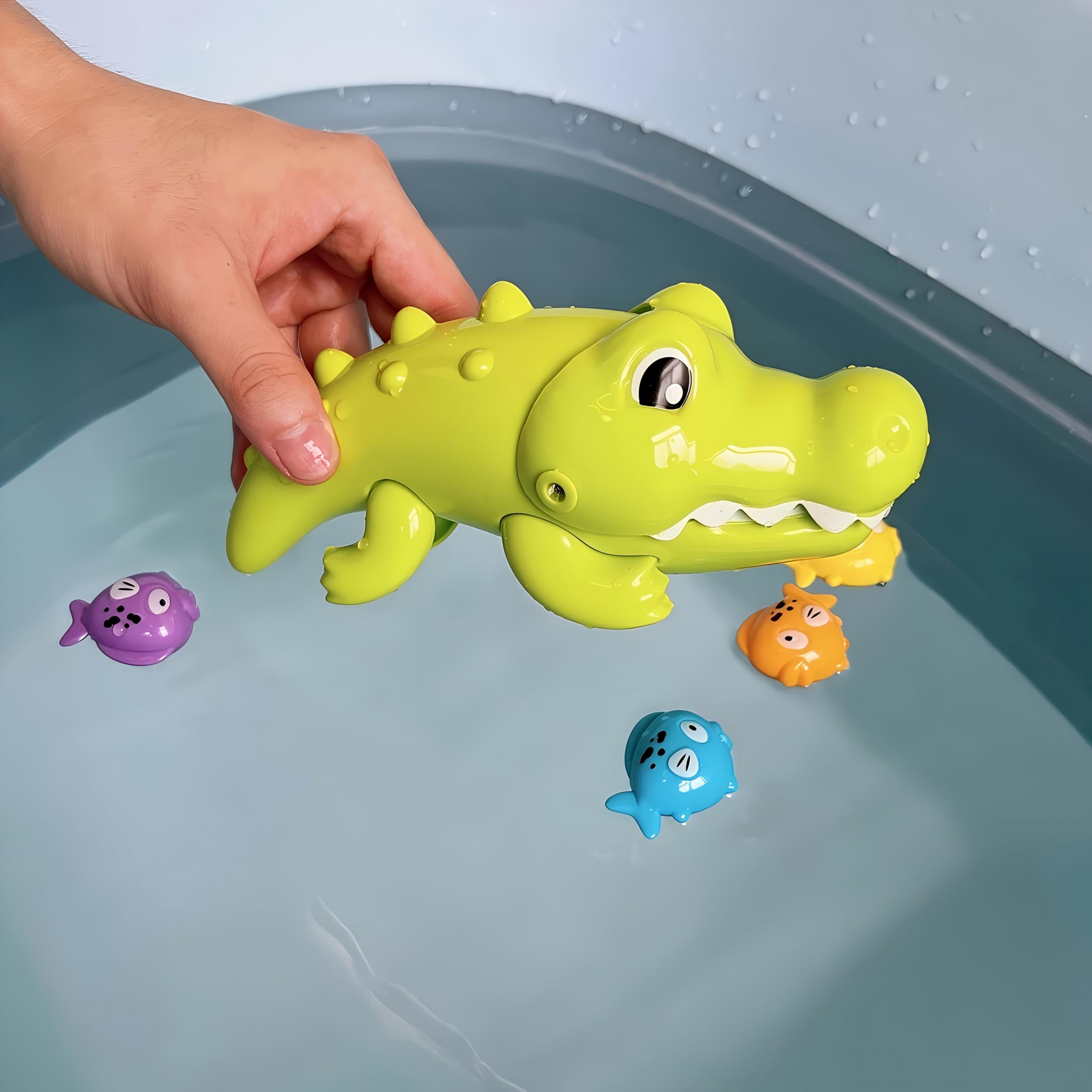 Multicolor Bath Toy Set Fishing Game Fun Feeding Action Water Toys for Ages 0-3