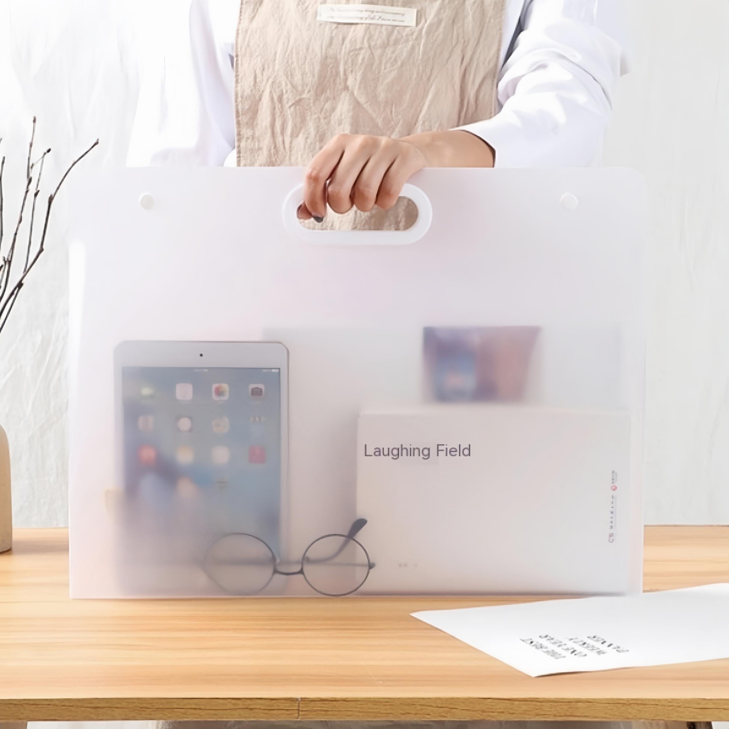 4K Waterproof Drawing Storage Bag Snap Clip Art Sketch Work Collection