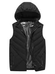 Men's Rechargeable Heated Vest for Outdoor Activities
