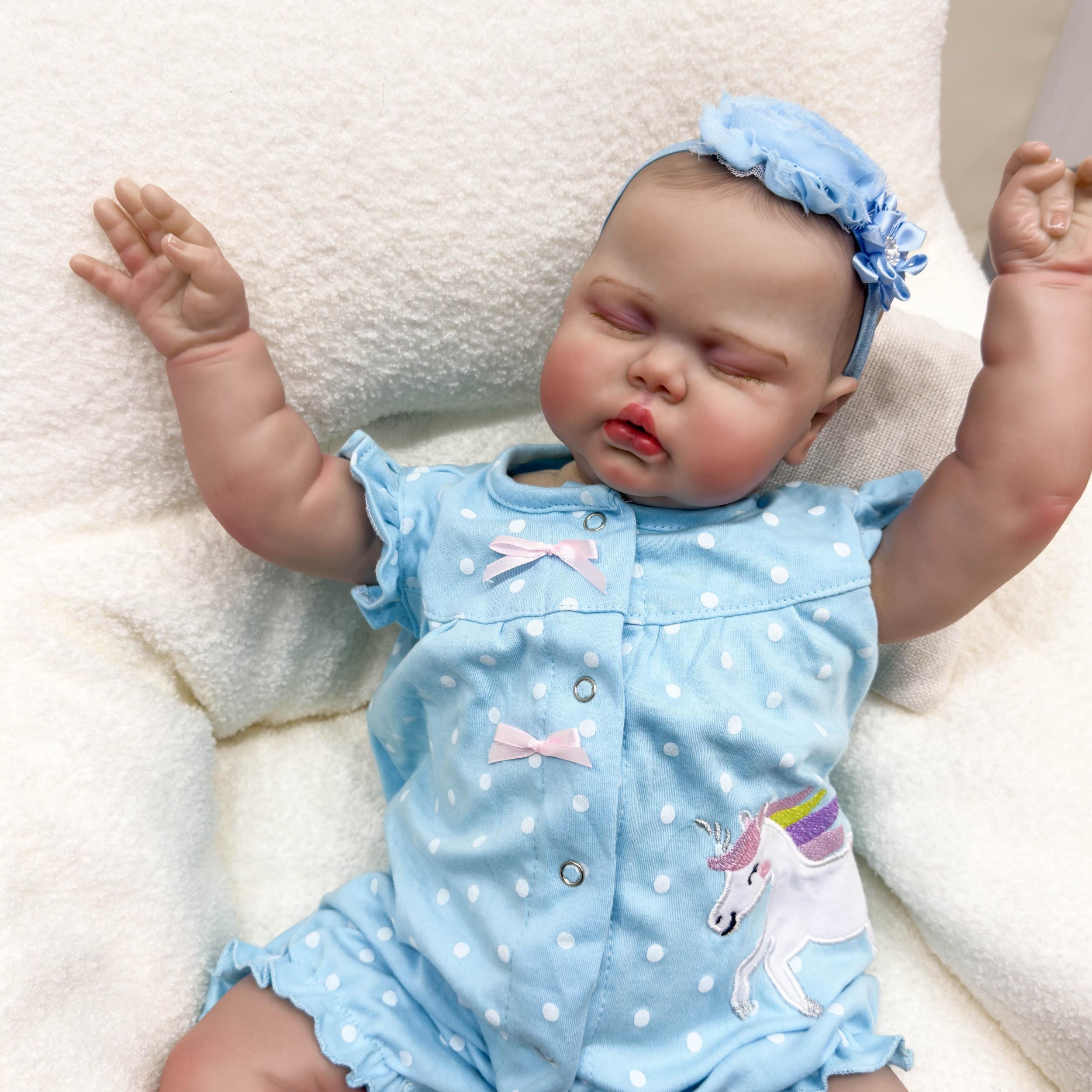 Pickle Youngsters Reborn Doll Unicorn Dress Soft Body Hand Rooted Hair