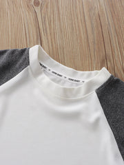 2pcs Boys Round Neck T shirt & Shorts Summer Sports Clothing