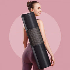 Breathable Yoga Mat Storage Mesh Bag Single Shoulder Fitness Mat Storage Bag