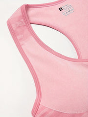 Sporty Racer Back Bra Shockproof Yoga Crop Tank Top