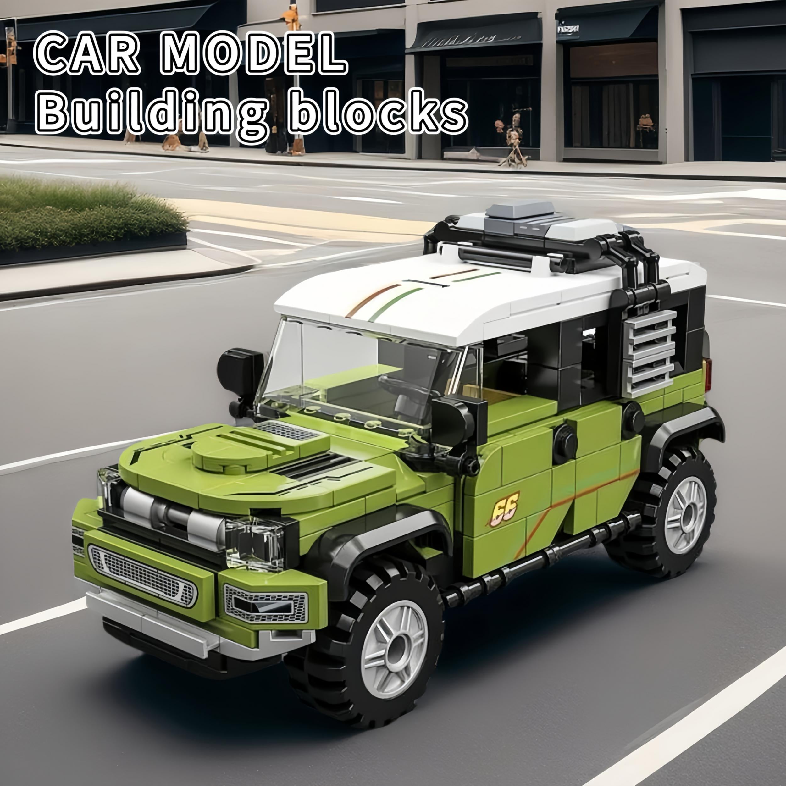 330pcs Off-road Vehicle Building Model Kit for Children