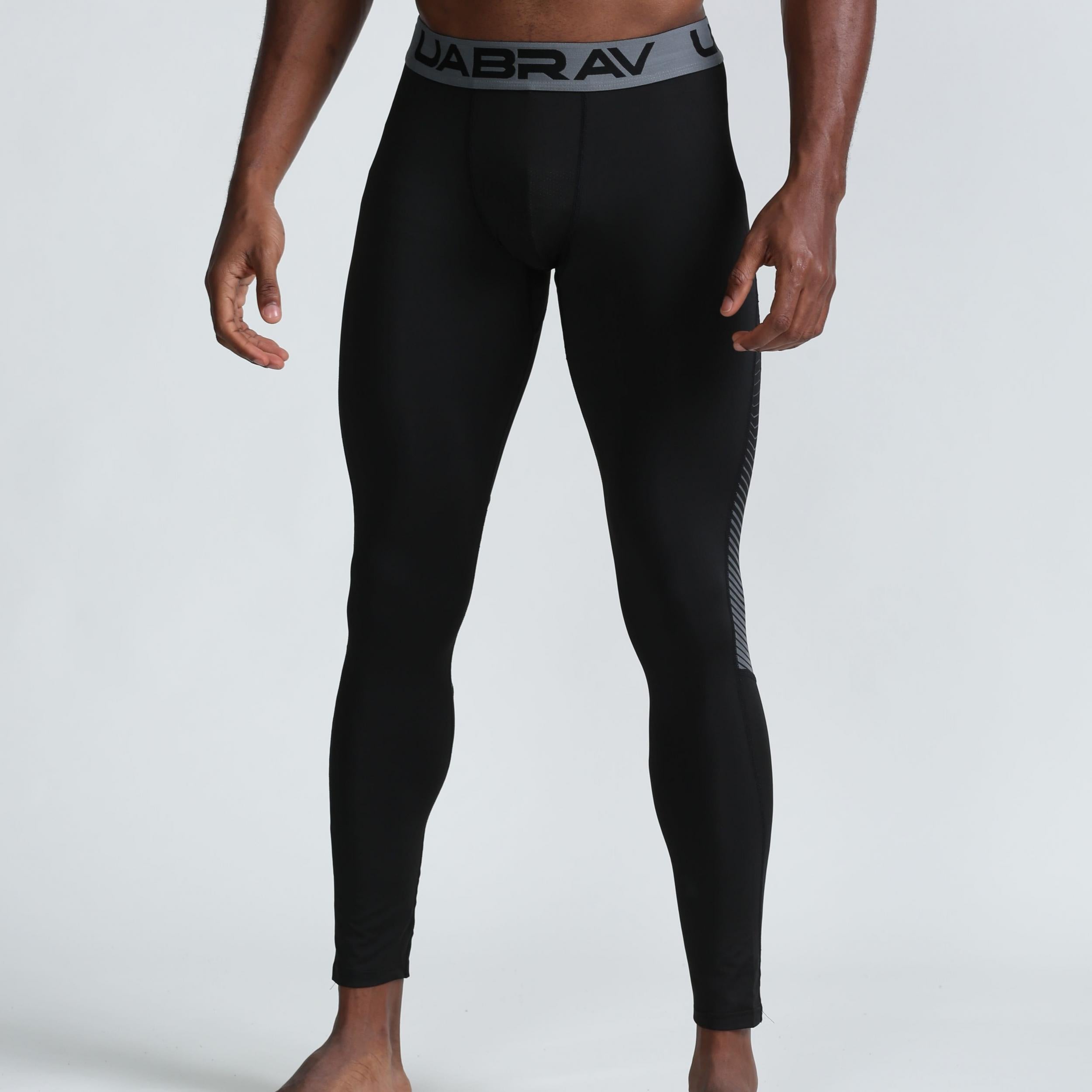 Men's Quick Dry Compression Leggings for Outdoor Running