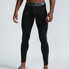 Men's Quick Dry Compression Leggings for Outdoor Running