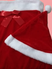Sexy Christmas Halter Dress Women's Lingerie