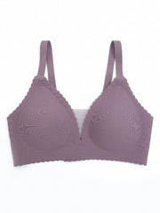 Solid Seamless Push Up Bra for Women