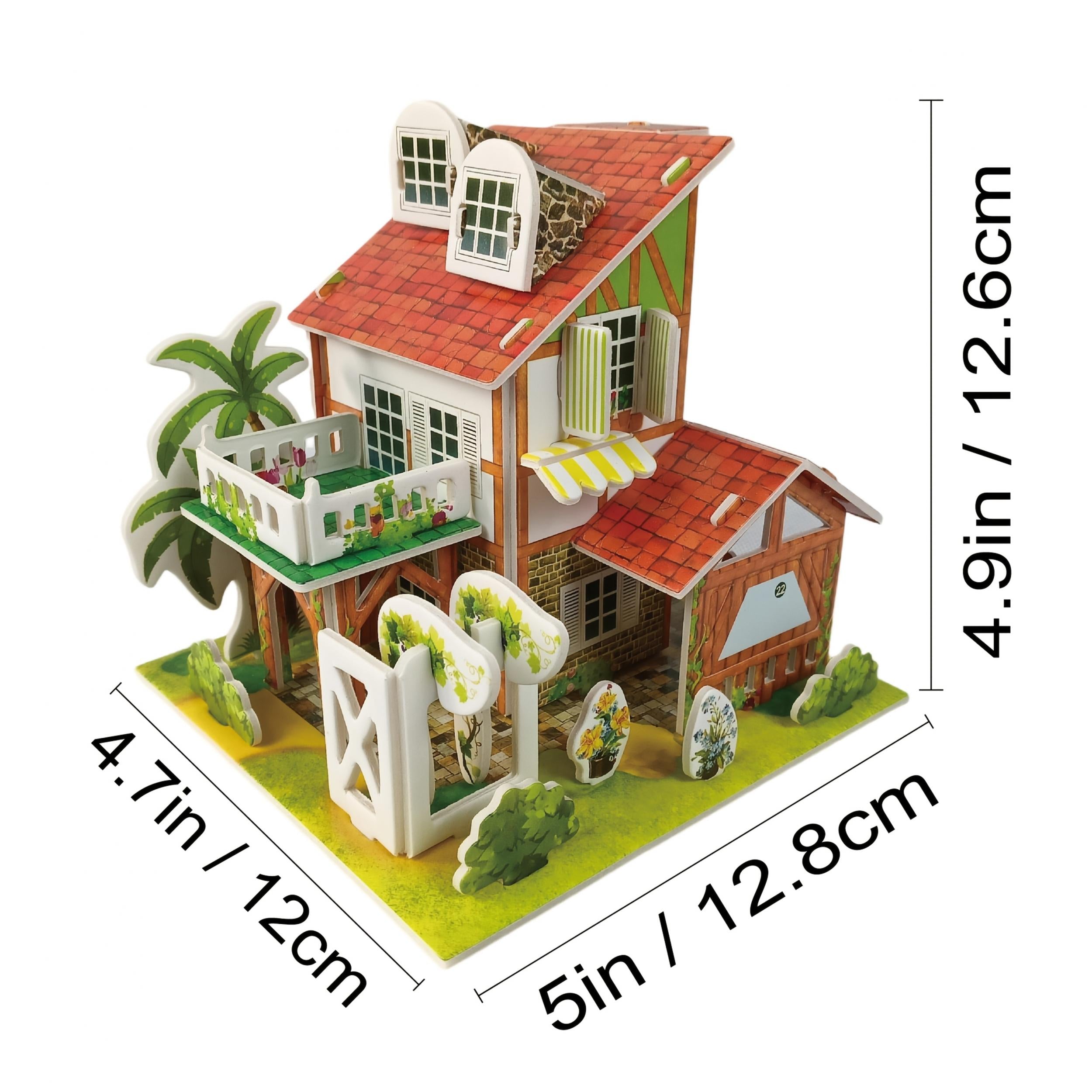 3D Model Puzzles for Kids - DIY Toy Kit for Christmas & Thanksgiving