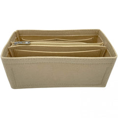 Pocket Organizer Insert Bag Felt Cloth Zipper Cosmetic Storage Bag