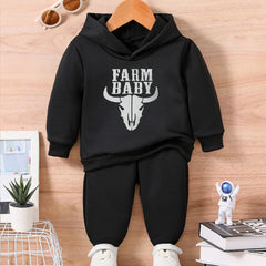 Bull FARM BABY Print Kids Outfit Set