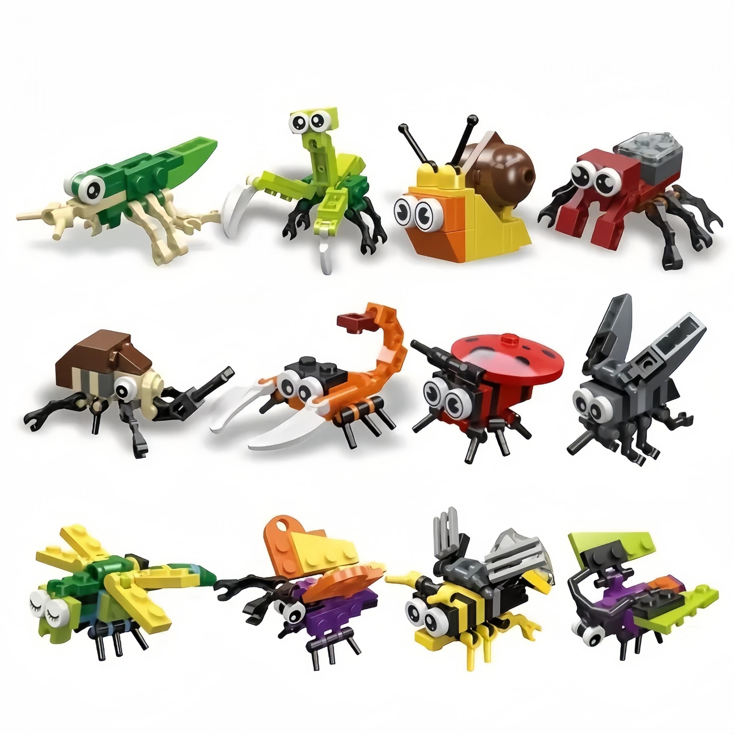 3pcs Insect Building Blocks Toy Set for Boys