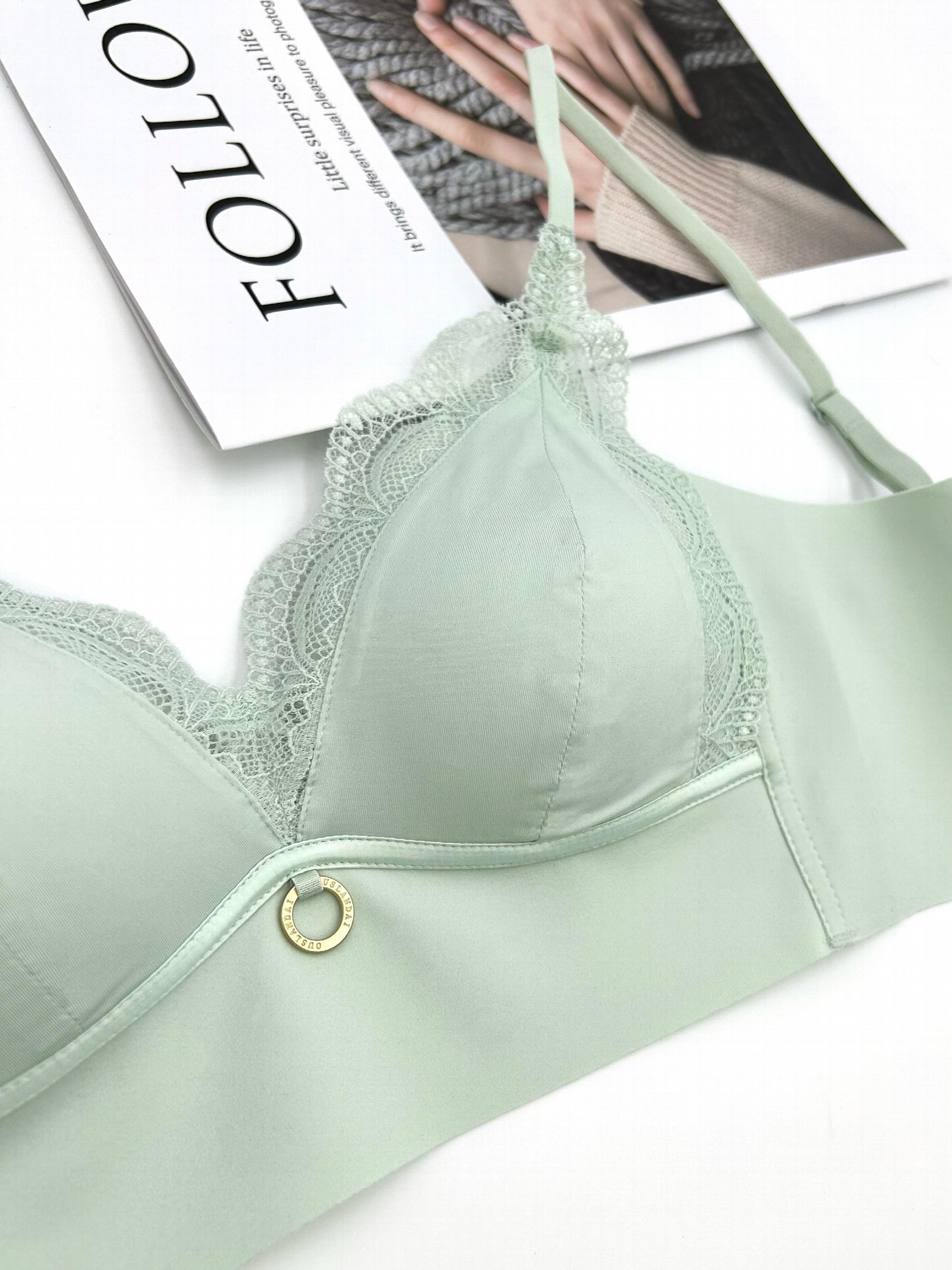 Lace Wireless Push Up Bra - Comfortable and Stylish