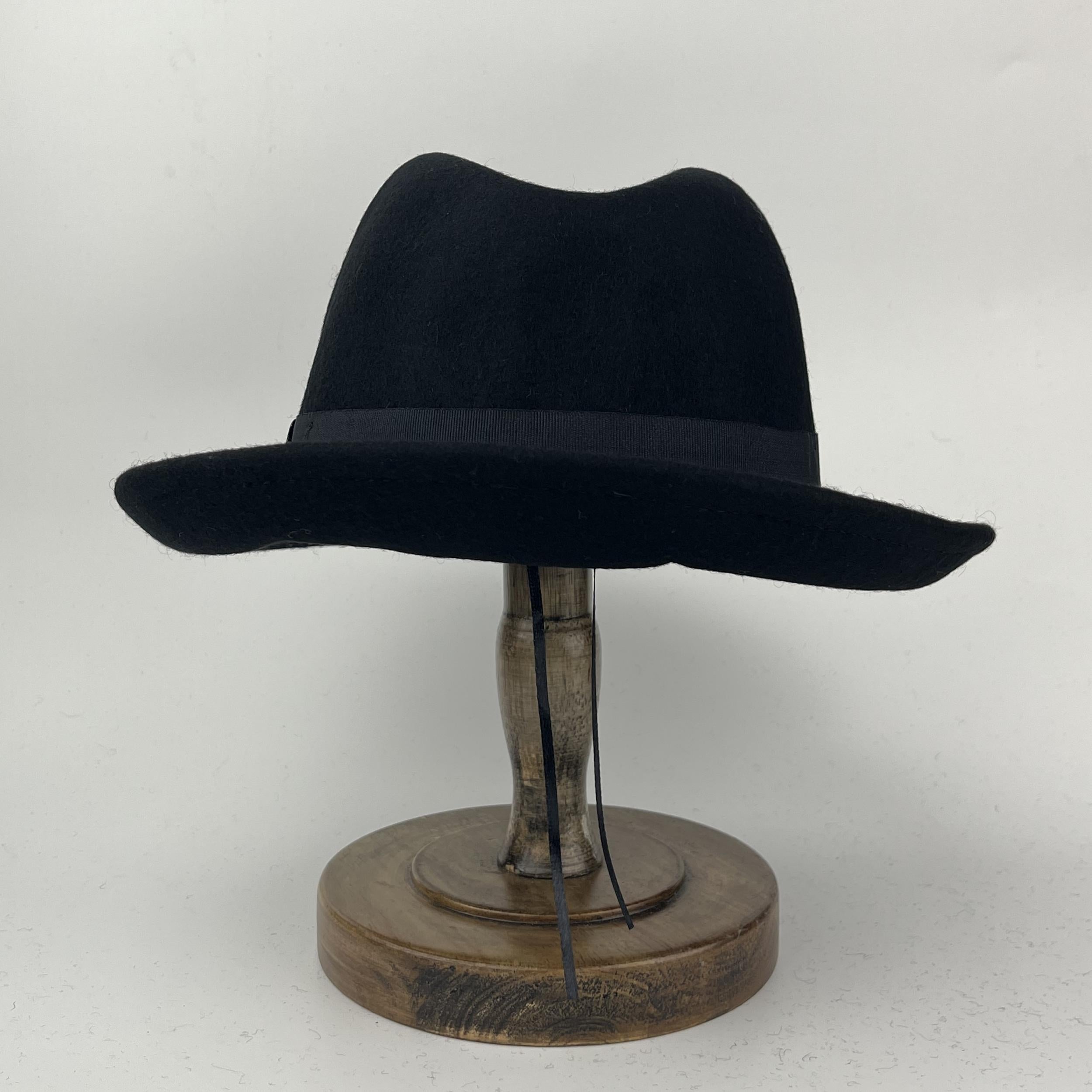 Fedora Cap Couple Woolen Felt Jazz Hat